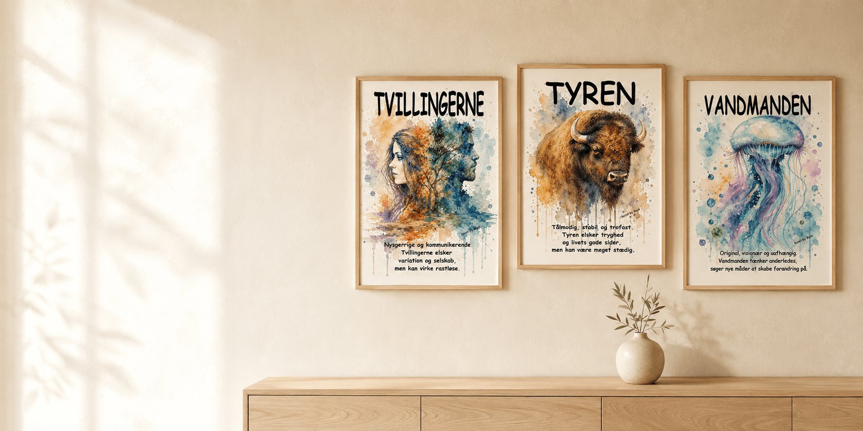 Kunsttryk af stjernetegn